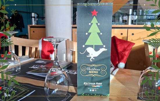 Kilcohan Park Greyhound Stadium is the perfect Waterford Christmas Party Venue. Dine in our restaurant with excellent views of the racing action on the track! Kilcohan Park Greyhound Stadium is the perfect Waterford Christmas Party Venue. Dine in our restaurant with excellent views of the racing action on the track!
