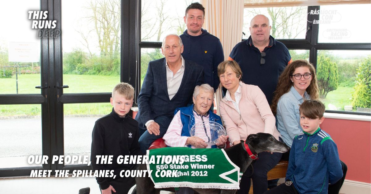 Meet the Spillane Family from County Cork, one of the many hundreds of famliies across Ireland united by their love of greyhounds and our sport of greyhound racing. Meet the Spillane Family from County Cork, one of the many hundreds of famliies across Ireland united by their love of greyhounds and our sport of greyhound racing.