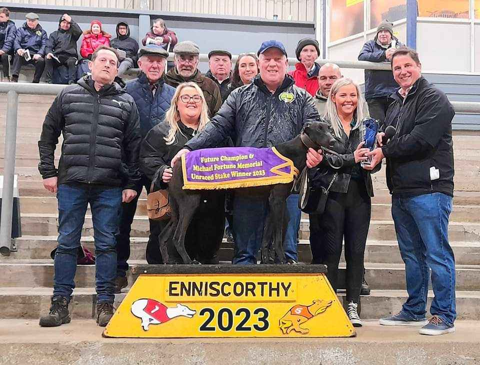 Haka Carlo, who ran out a brilliant last gasp winner of the Future Champion & Michael Fortune Memorial Unraced Stake.